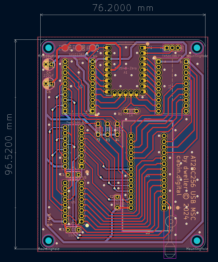 Fifth PCB layout